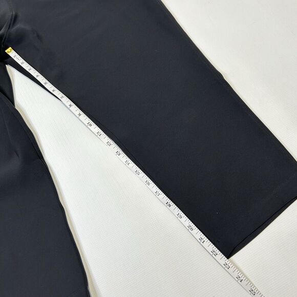 Lululemon On The Fly Crop Pants Womens 10 Black Woven 23" Ism Drawstring Pockets - Picture 11 of 14